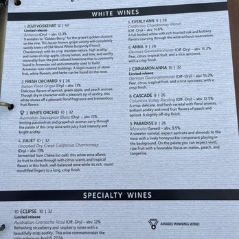 Urban Pine Winery - Menu - Wineries Near Me - Maumee, Ohio