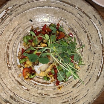 Roka Akor - Chicago - Chilean Sea Bass, Butternut Squash, Peppercorn Broth - Sushi Bars Near Me - Chicago, Illinois