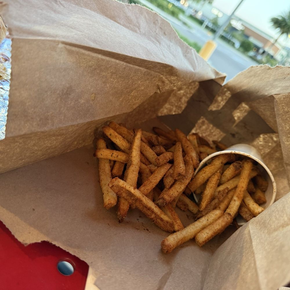 Five Guys - Regular Cajun Fries - Burgers Near Me - Lutz, Florida Five Guys - Regular Cajun Fries - Burgers Near Me - Lutz, Florida