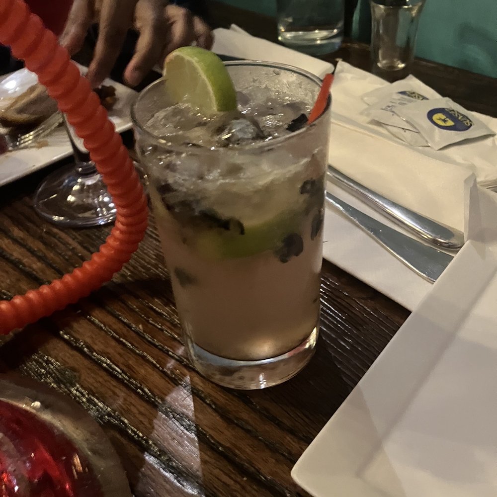 Blu Seafood - Blue Berry Margarita. Good. - Seafood Near Me - Queens, New York