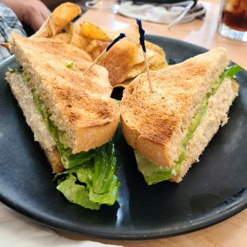 Cafe Patachou - Tuna Salad on Wheat with Chips - plenty to share. - Breakfast & Brunch Near Me - Carmel, Indiana Cafe Patachou - Tuna Salad on Wheat with Chips - plenty to share. - Breakfast & Brunch Near Me - Carmel, Indiana