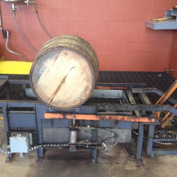 James B. Beam Distilling - Barrel emptying in action - Distilleries Near Me - Clermont, Kentucky