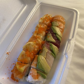 Osaka Sushi - Sunshine Roll and Rainbow Roll - Japanese Near Me - Tooele, Utah