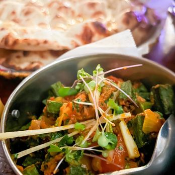 Khan Saab Desi Craft Kitchen - Bhindi Masala - Pakistani Near Me - Fullerton, California