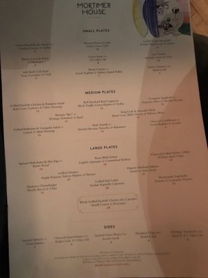 Menu photo 2 Mortimer House Kitchen London, XGL