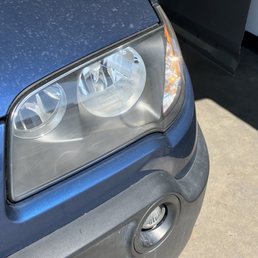 BMW X3 polished headlights