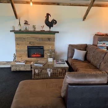 Vineyard at Evergreen Farm - Fireplace sitting area - Wine Tasting Room Near Me - Coldwater, Ohio Vineyard at Evergreen Farm - Fireplace sitting area - Wine Tasting Room Near Me - Coldwater, Ohio