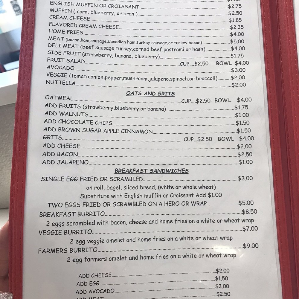 Menu Menu