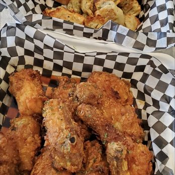 Kore Chicken - Soy garlic chicken and dumplings. Fave! - Korean Near Me - Markham, Ontario