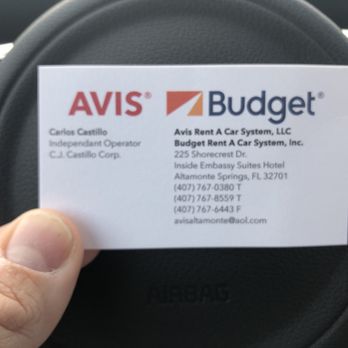 Avis Car Rental - Let him know what you think, but the way I watched him ignore the ringing phone doesn't make me think he would answer your call. - Car Rental Near Me - Altamonte Springs, Florida