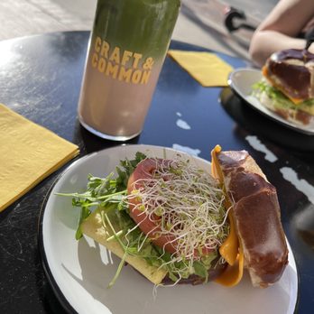 Craft & Common - VEGAN SANDWICH (V) STRAWBERRY MILK MATCHA - Large - Coffee & Tea Near Me - Orlando, Florida