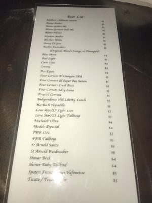 Menu photo 7 El Luchador Bar San Antonio, TX Menu photo 7 El Luchador Bar San Antonio, TX