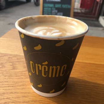 Creme - Latte with whole milk $5 - Coffee & Tea Near Me - New York, New York Creme - Latte with whole milk $5 - Coffee & Tea Near Me - New York, New York