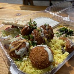 Falafel over Rice Falafel over Rice