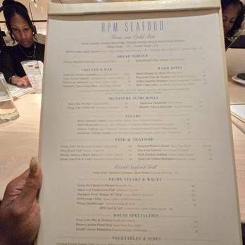 RPM Seafood - Menu - Seafood Near Me - Chicago, Illinois
