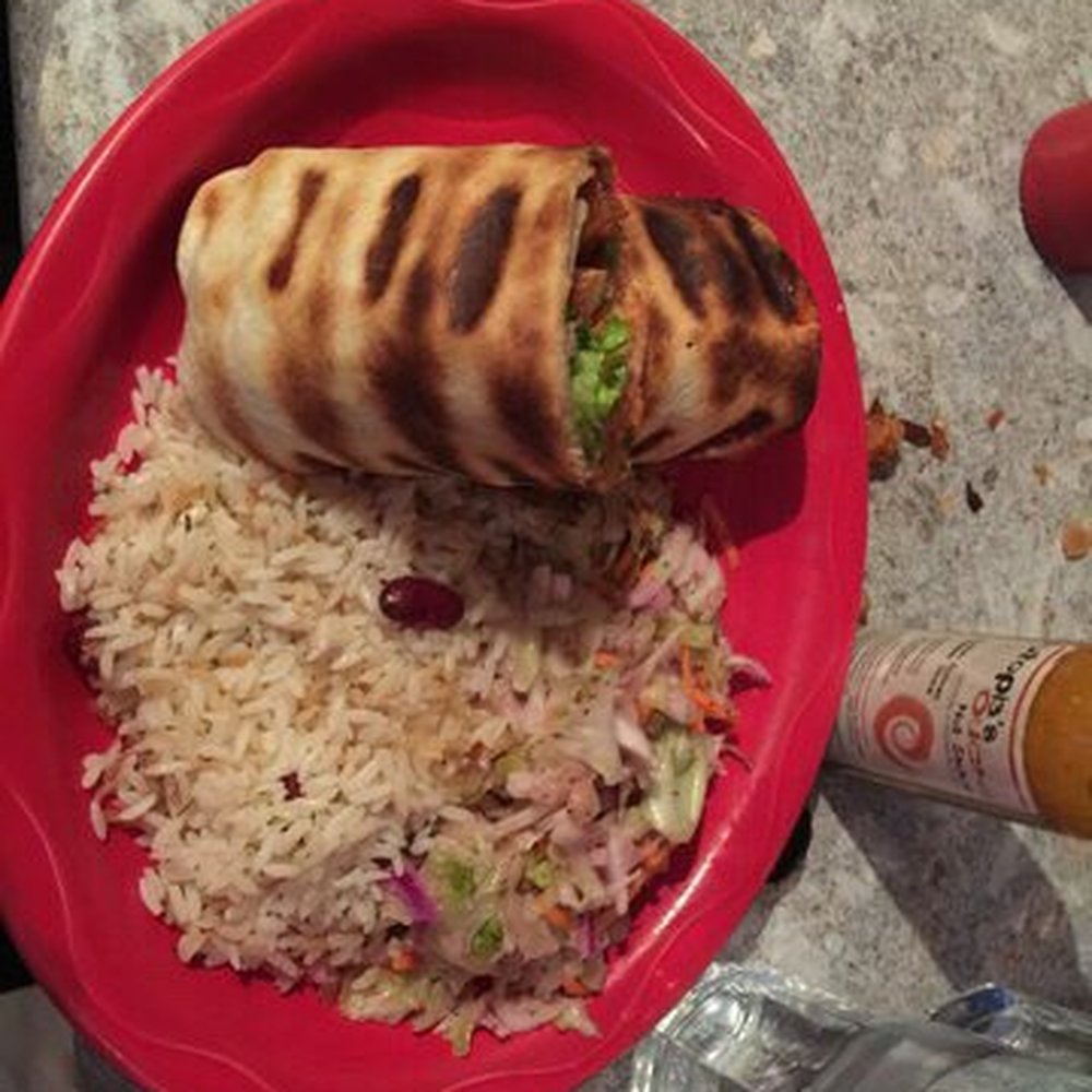 Utopia Café & Grill - Crispy Veggie Chicken Burrito - Tex-Mex Near Me - Toronto, Ontario