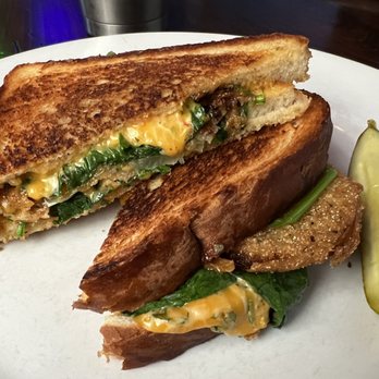 Stoney Knob Cafe - Pimento melt with fried green tomatoes, hold the bacon - Greek Near Me - Weaverville, North Carolina