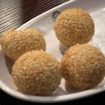 Fun Noodle Bar - 12. Hollow Sesame Ball came out hot and fresh was a great appetizer/dessert - Chinese Near Me - Albuquerque, New Mexico