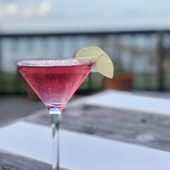 Yardarm Restaurant - Cocktails- pomegranate - Seafood Near Me - Corpus Christi, Texas