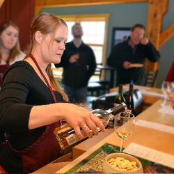 North Folk Winery - The wine tasting bar.