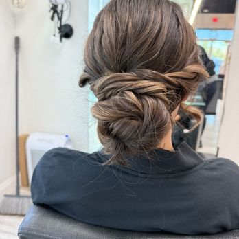 Salon Rose - Updo - started falling out after 45 minutes- she hadn't even left for prom yet!! - Hair Salons Near Me - Henderson, Nevada