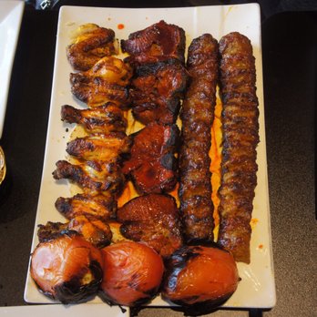 Mehman Restaurant - Combo ($38.99); chicken wings, choopan kebob and koobideh kebob - Persian/Iranian Near Me - North Vancouver, British Columbia