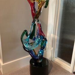 Repaired glass statue back to new! Repaired glass statue back to new!