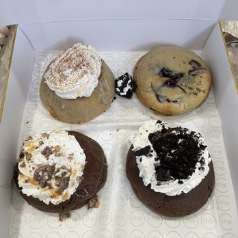 Chip Cookies - four different types of cookies in a box - Bakeries Near Me - Huntington Beach, California Chip Cookies - four different types of cookies in a box - Bakeries Near Me - Huntington Beach, California