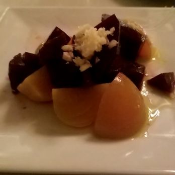 Stella's - Beets with vinegar and garlic - Greek Near Me - Charleston, South Carolina