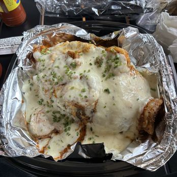 Spud Muffin - Cajun Shrimp Alfredo - Fluffy style prepared. - Barbeque Near Me - Oklahoma City, Oklahoma Spud Muffin - Cajun Shrimp Alfredo - Fluffy style prepared. - Barbeque Near Me - Oklahoma City, Oklahoma