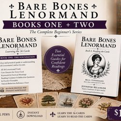 Jennifer Belanger - Intuitive Practitioner - Bare Bones Lenormand: Books One + Two -- The Complete Beginner's Series