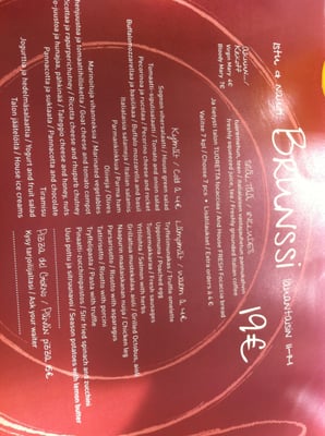Menu photo 4 Trattoria Sogno HELSINKI, 18