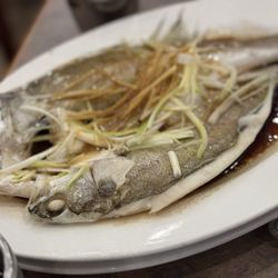 Our favorite orders lately: Steamed Sea Bass $15.88