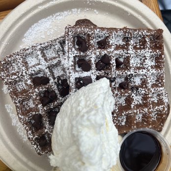 Waffle and Berry - Chocolate and bananas waffles - Waffles Near Me - Honolulu, Hawaii Waffle and Berry - Chocolate and bananas waffles - Waffles Near Me - Honolulu, Hawaii