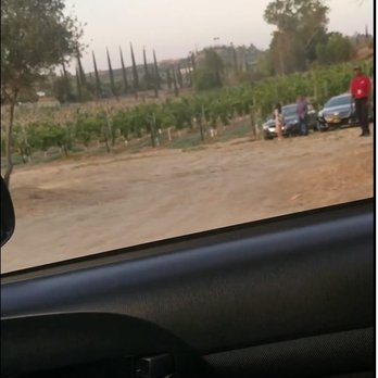 Thornton Winery - Dirt parking lot, not the "assigned paved lots" stated on their website. - Wineries Near Me - Temecula, California Thornton Winery - Dirt parking lot, not the "assigned paved lots" stated on their website. - Wineries Near Me - Temecula, California