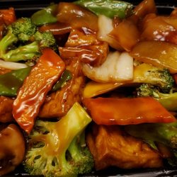 Four Seas Chinese Restaurant - House special tofu ($11). Heavy, but fine.