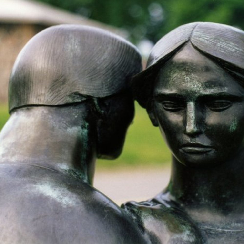 Windsor Sculpture Park - Joe Rosenthal; Consolation; bronze - Parks Near Me - Windsor, Ontario Windsor Sculpture Park - Joe Rosenthal; Consolation; bronze - Parks Near Me - Windsor, Ontario