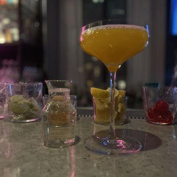 Miaou Miaou - LA VEDETTE Vodka, Passion Fruit Ferment, Lillet Rose, Lime, With a bump of Bubbles / $18 - Lounges Near Me - Minneapolis, Minnesota Miaou Miaou - LA VEDETTE Vodka, Passion Fruit Ferment, Lillet Rose, Lime, With a bump of Bubbles / $18 - Lounges Near Me - Minneapolis, Minnesota