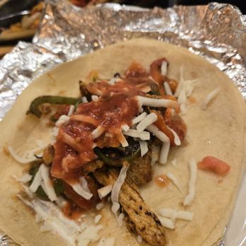 Bravos Mexican Grill - Chicken fajita taco. - Mexican Near Me - Tulsa, Oklahoma