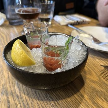 Glasspar - Oyster Shots - Seafood Near Me - Dana Point, California