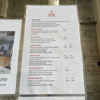 Asha Tea House - Menu - Tea Rooms Near Me - Berkeley, California