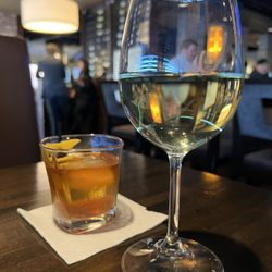 Juniper Grill - Murrysville - Old fashioned and Chardonnay