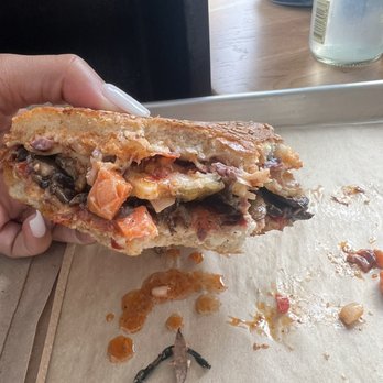Sandy's - Roasted Mushroom Muffuletta - Sandwiches Near Me - San Francisco, California Sandy's - Roasted Mushroom Muffuletta - Sandwiches Near Me - San Francisco, California