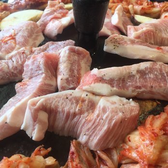 Honey Pig BBQ - What you MUST order: pig jowls. I got my non Korean friends and their under 5 kids hooked on this. - Korean Near Me - Irvine, California Honey Pig BBQ - What you MUST order: pig jowls. I got my non Korean friends and their under 5 kids hooked on this. - Korean Near Me - Irvine, California