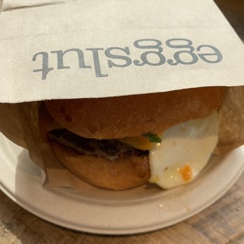 Eggslut - Bacon, Egg & Cheese - Breakfast & Brunch Near Me - Los Angeles, California Eggslut - Bacon, Egg & Cheese - Breakfast & Brunch Near Me - Los Angeles, California