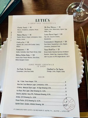 Menu photo 7 Lutie’s Austin, TX Menu photo 7 Lutie’s Austin, TX
