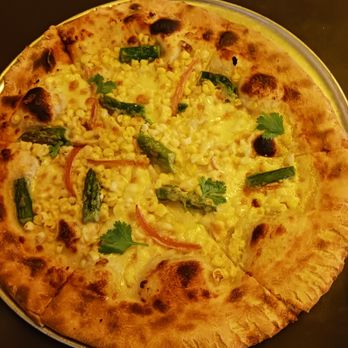 Garage Bar - Sweet Corn pizza with Asparagus. Delish! - Pubs Near Me - Louisville, Kentucky Garage Bar - Sweet Corn pizza with Asparagus. Delish! - Pubs Near Me - Louisville, Kentucky