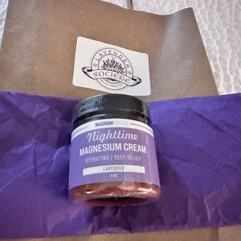 Lavender Societe - Lavender Nighttime magnesium cream - Candle Stores Near Me - Solvang, California