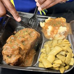 Heaven In Your Home - Meatloaf, mashed potatoes, green beans