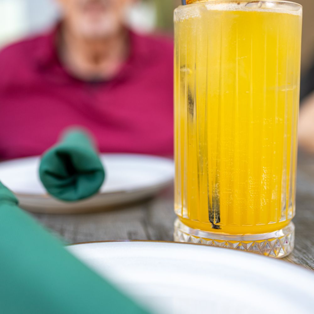 Puerta del Sol - Plane to Passion Mocktail ($12) - Tapas/Small Plates Near Me - San Jose, California Puerta del Sol - Plane to Passion Mocktail ($12) - Tapas/Small Plates Near Me - San Jose, California